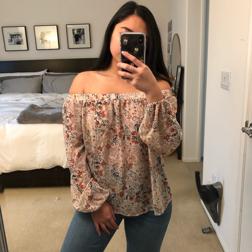 Floral Off-The-Shoulder Top